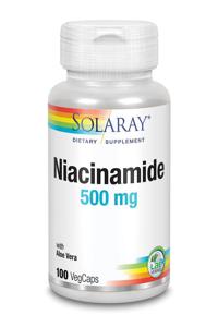 Solaray Vitamine B3 niacinamide 500mg (100 vega caps)