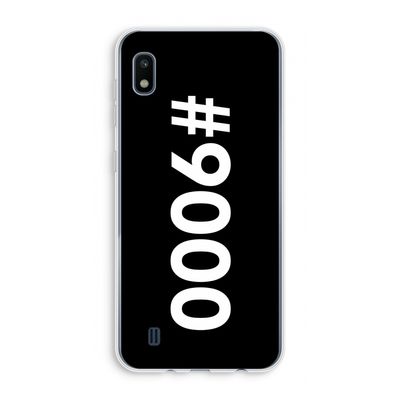 #9000: Samsung Galaxy A10 Transparant Hoesje