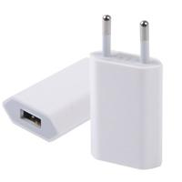EU Plug 5V / 1A USB Laderadapter voor iPhone Galaxy Huawei Xiaomi LG HTC en andere Smart Phones oplaadbare Devices(White)