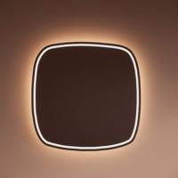 Badkamerspiegel Gliss Design Axis | 80x80 cm | Directe en indirecte LED verlichting | Sensor bediening | Met spiegelverwarming