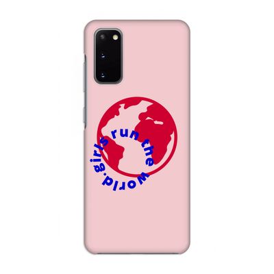 Run The World: Volledig geprint Samsung Galaxy S20 Hoesje