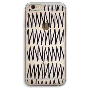 Marrakech Zigzag: iPhone 6 Plus / 6S Plus Transparant Hoesje