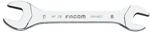 Facom steeksleutel 15° gebogen, metrisch 12x13 mm - 22.12X13
