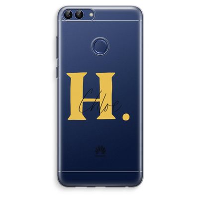 Amber Script: Huawei P Smart (2018) Transparant Hoesje
