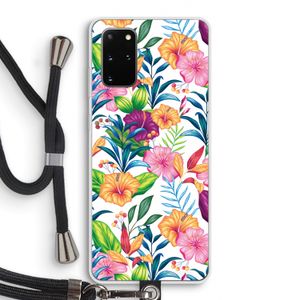Tropisch 2: Samsung Galaxy S20 Plus Transparant Hoesje met koord