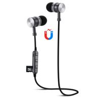 F3 Bluetooth 4.2 Hanging Neck Design Bluetooth Headset Support Music Play & Switching & Volume Control & Answer(Black)