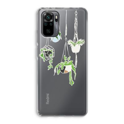 Hang In There: Xiaomi Redmi Note 10 Pro Transparant Hoesje