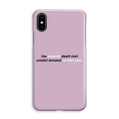 uw waarde daalt niet: iPhone XS Max Volledig Geprint Hoesje