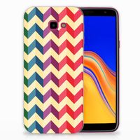 Samsung Galaxy J4 Plus (2018) TPU bumper Zigzag Multi Color - thumbnail