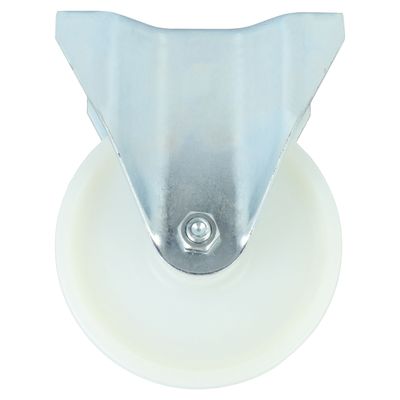 AMIG bokwiel/transportwiel - D100mm - Nylon - 200kg - wit