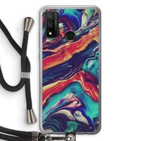 Chameleon Sun: Huawei P Smart (2020) Transparant Hoesje met koord