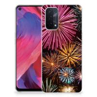 OPPO A74 5G | A54 5G | Sillicone Back Cover | Vuurwerk