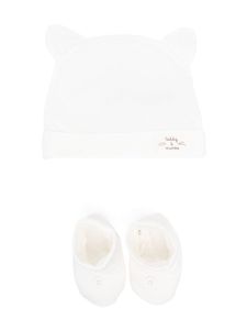 TEDDY & MINOU ensemble haut-pantalon à patch logo - Blanc