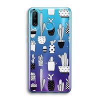 Cactusmotief: Huawei P30 Lite Transparant Hoesje
