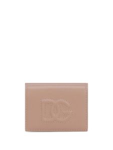 Dolce & Gabbana portefeuille à plaque logo DG - Tons neutres