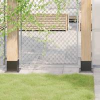 Spokkels vierkant 4 st 141x141 mm gepoedercoat staal antraciet Spokkels vierkant 4 st 141x141 mm gepoedercoat staal antraciet