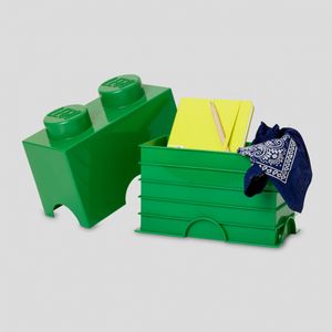 Lego - Opbergbox Brick 2 - Polypropyleen - Groen