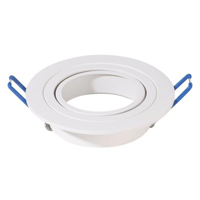 Pittsburg - LED Inbouwspot - Kantelbaar armatuur - Diameter 93mm - GU10 Fitting incl. lamphouder - Rond - IP20 - Wit