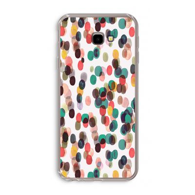 Tropical Dots: Samsung Galaxy J4 Plus Transparant Hoesje