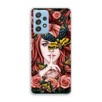 Lady Moth: Samsung Galaxy A73 Transparant Hoesje