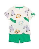 HEMA Kindershortama Jungle Felgroen (felgroen)