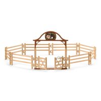 Schleich horse club omheining voor paarden met poort 42434