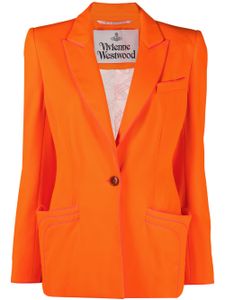 Vivienne Westwood blazer boutonné à poches multiples - Orange