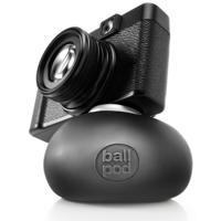 Ballpod statiefje - 8cm - Zwart
