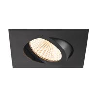 SLV Vierkante led spotNew Tria Uni zwart - CCT - 600lm - 60g - 1007440