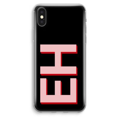 Monogram: iPhone XS Max Transparant Hoesje