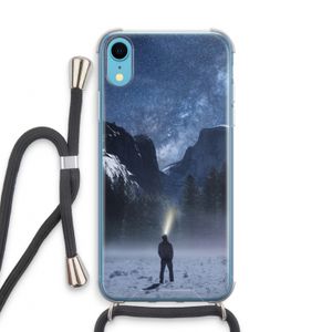 Wanderlust: iPhone XR Transparant Hoesje met koord