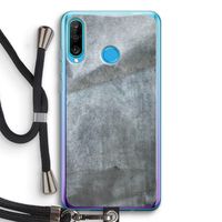 Grey Stone: Huawei P30 Lite Transparant Hoesje met koord