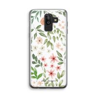 Botanical sweet flower heaven: Samsung Galaxy J8 (2018) Transparant Hoesje