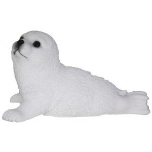 Beeldje witte zeehond 18 cm