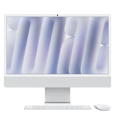 AppleiMac 24 (2024) M4 (8 core CPU/8 core GPU) 16GB/256GB All-in-one PC Zilver