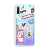 Positivity: Huawei P Smart Pro Transparant Hoesje Positivity: Huawei P Smart Pro Transparant Hoesje