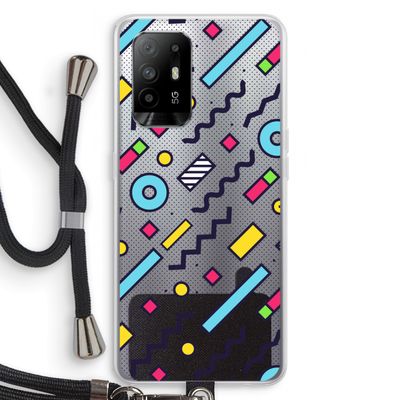 8-bit N°8: Oppo A95 5G Transparant Hoesje met koord