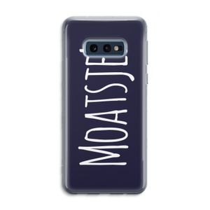 Moatsje!: Samsung Galaxy S10e Transparant Hoesje
