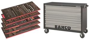 Bahco Gereedschapswagen 53" C75 met 7 lades | zwart-grijs | voor algemeen gebruik | inclusief 5 gevulde lades - 457-delig - XXL