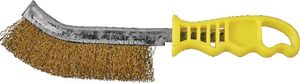 Promat Staalborstel | lengte 265 mm | 0,3 mm messing | 1-rijig - 4000841067 - 4000841067