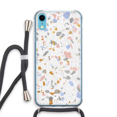 Terrazzo N°8: iPhone XR Transparant Hoesje met koord