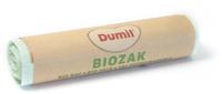 Dumil bio vuilniszak voor GFT, 16 micron, 60 l, rol van 8 stuks, groen Dumil bio vuilniszak voor GFT, 16 micron, 60 l, rol van 8 stuks, groen