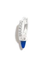 MARIA TASH bague en or blanc 18ct serti de lapis-lazuli et de diamants - Argent