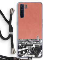 Marrakech Skyline : Oppo A91 Transparant Hoesje met koord