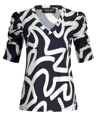 Lady Day Tigger L24.399.2431 T-shirt Korte Mouw Keith Blue