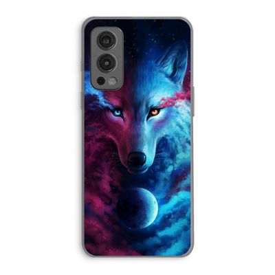 Where Light And Dark Meet: OnePlus Nord 2 5G Transparant Hoesje