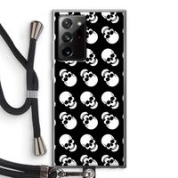 Musketon Skulls: Samsung Galaxy Note 20 Ultra / Note 20 Ultra 5G Transparant Hoesje met koord