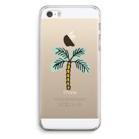 Palmboom: iPhone 5 / 5S / SE Transparant Hoesje