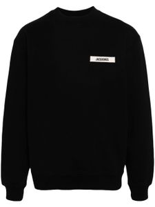 Jacquemus haut Le Sweatshirt Gros Grain - Noir