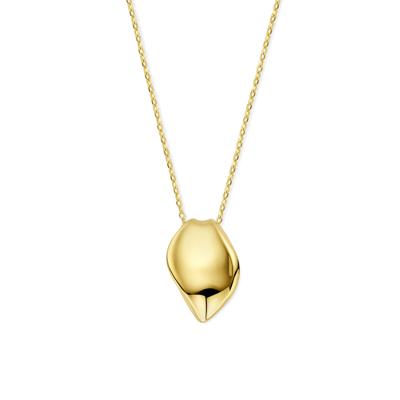 14k Geelgouden Collier met Hanger - Stijlvol en Tijdloos Ontwerp